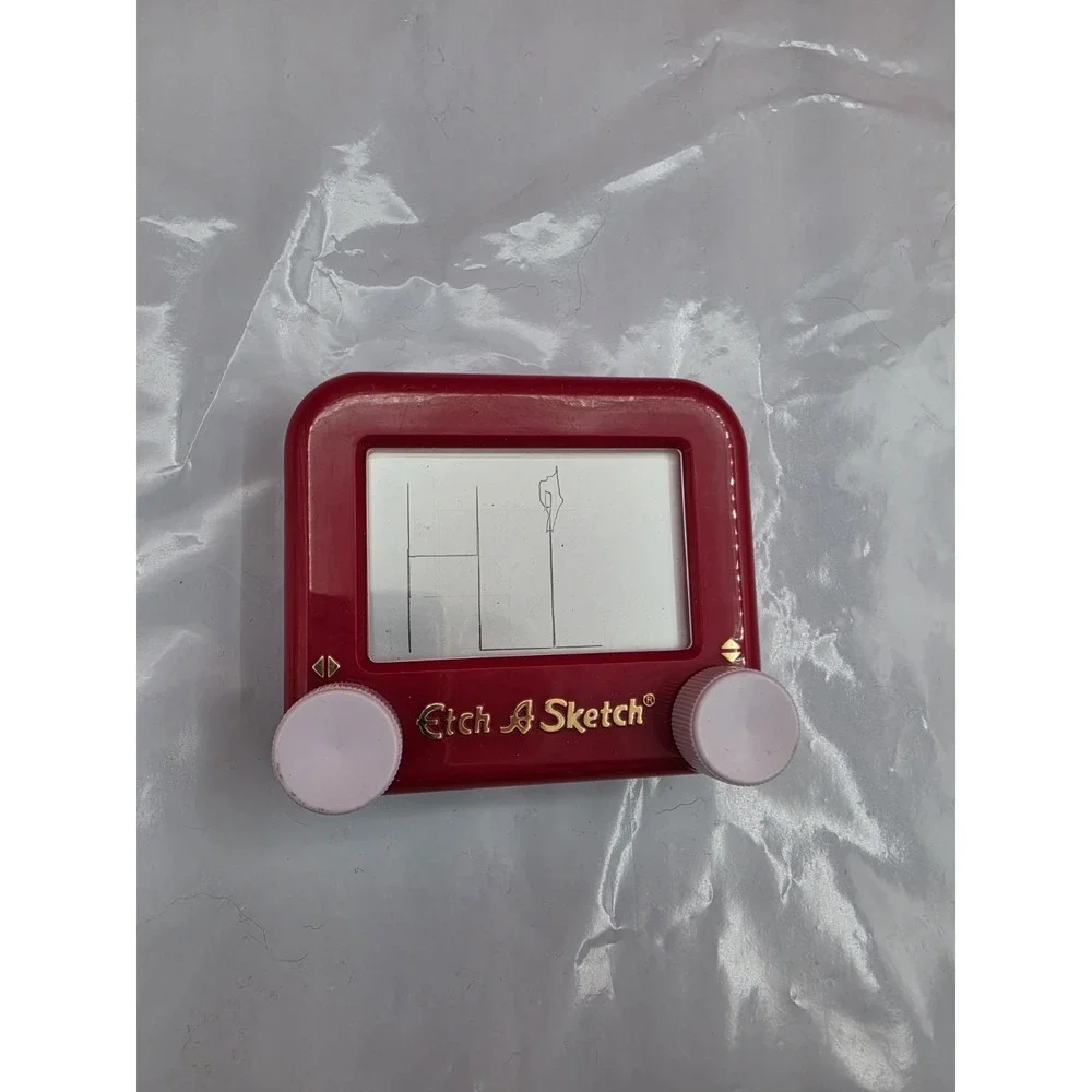 Etch A Sketch Mini By Spin Master Red Toy Fidget Retro Gift Present